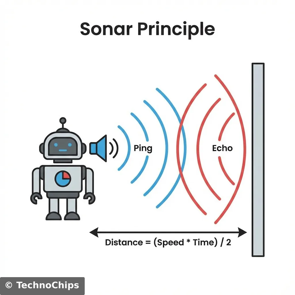 Sonar Physics Diagram: Ping and Echo