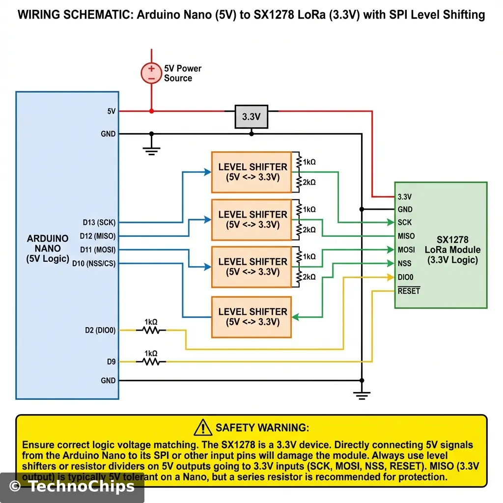 SX1278 Wiring Diagram
