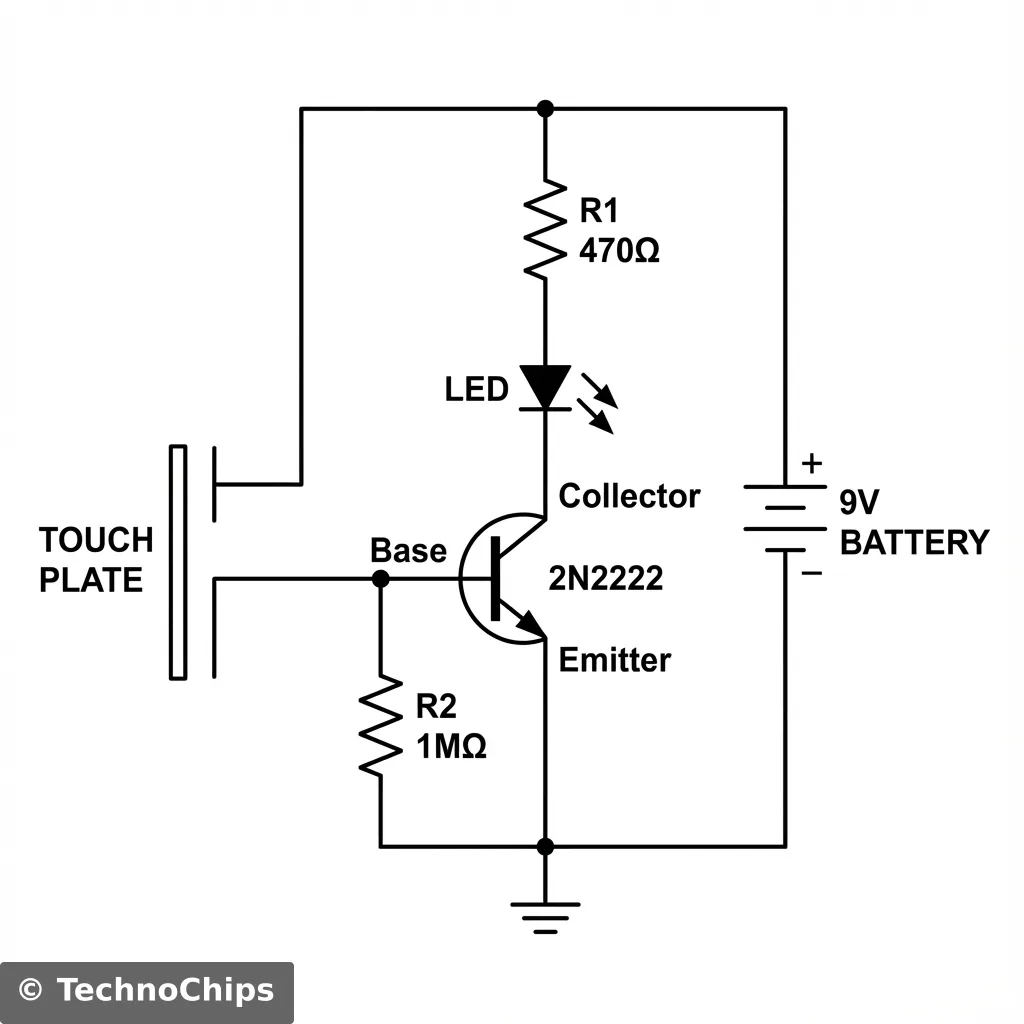 Touch Switch Schematic