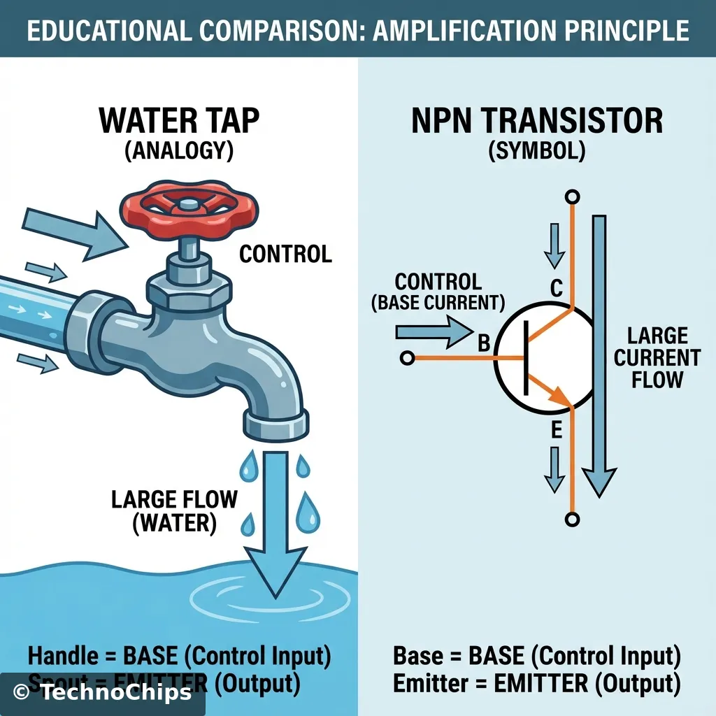 Transistor Tap Analogy