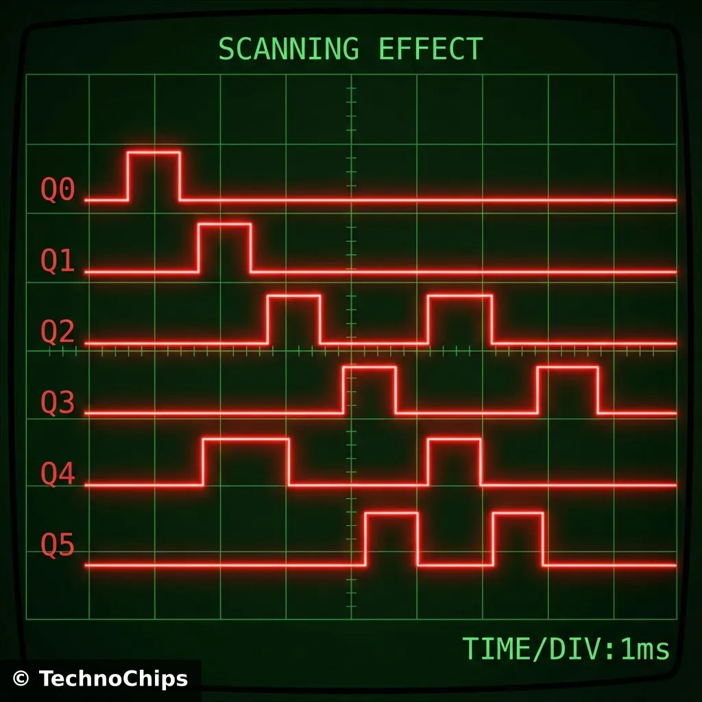 Waveform Diagram of Scanning